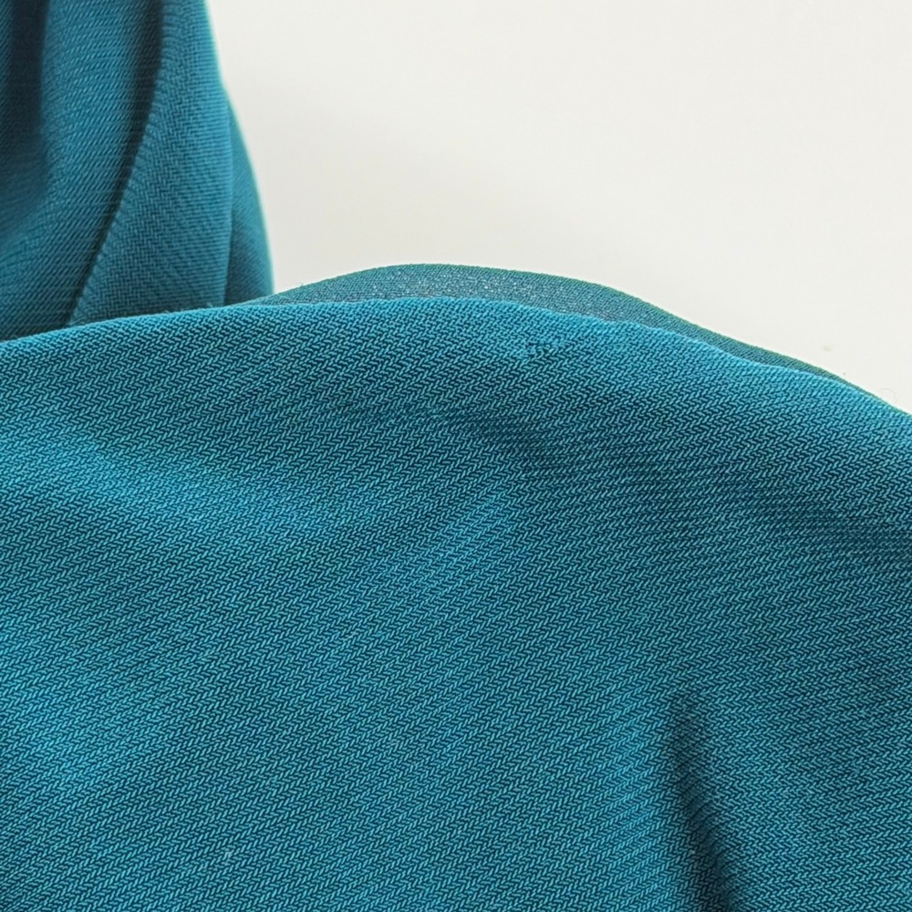 NWD MSK Neo Emerald Faux Wrap Cape Dress Embellished Pearl Sleeves Size Large - Picture 10 of 10